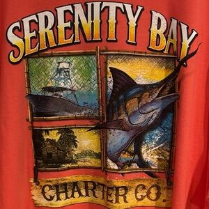 Saddlebred Coral Fishing Graphic T-Shirt